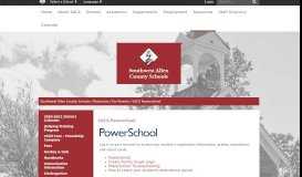 
							         SACS Powerschool - Southwest Allen County Schools								  
							    