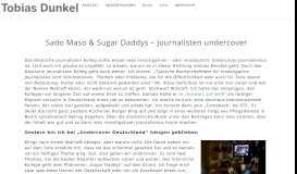 
							         Sado Maso & Sugar Daddys - Journalisten undercover - Tobias Dunkel								  
							    