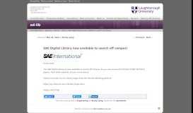
							         SAE Digital Library now available to search off campus! | ad-lib								  
							    