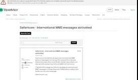 
							         Safaricom - International MMS messages activated - Kenya Forum ...								  
							    
