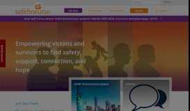 
							         Safe Horizon | Homepage								  
							    