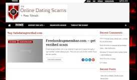 
							         Safedatingverified.com Archives | Online Dating Scams								  
							    