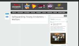 
							         Safeguarding Young Cricketers | Leicestershire County Cricket Club in ...								  
							    
