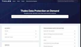 
							         SafeNet Data Protection on Demand Product Documentation								  
							    