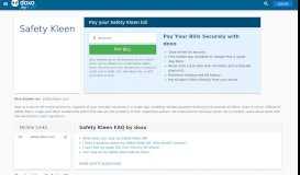 
							         Safety Kleen: Login, Bill Pay, Customer Service and Care Sign-In - Doxo								  
							    