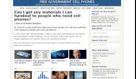 
							         SafetyNet Wireless Free Government Cell Phones								  
							    