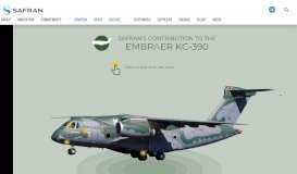 
							         Safran's contribution to the Embraer KC-390 | Safran - Safran group								  
							    