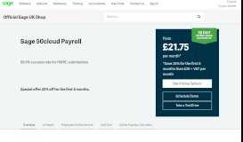 
							         Sage 50cloud Payroll | Payroll Software | Sage Store								  
							    