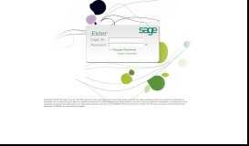 
							         Sage Customer Portal								  
							    
