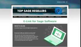 
							         Sage Ecommerce: Website Integration for Sage ERP [E-Link]								  
							    