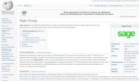 
							         Sage Group – Wikipedia								  
							    