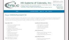 
							         Sage HRMS/Payroll/HCM								  
							    