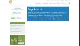 
							         Sage Intacct Partner (Web-Based Accounting System): CLA ...								  
							    