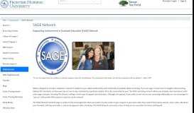 
							         SAGE Network - FNU - Frontier Nursing University								  
							    