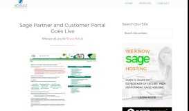 
							         Sage Partner and Customer Portal Goes Live - Schulz Consulting								  
							    