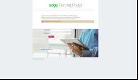
							         SAGE Partner Portal								  
							    