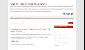 
							         Sage Partner Portal – Sage Enterprise Management – Tips, Tricks and ...								  
							    