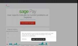 
							         Sagepay down? Current problems and outages | Downdetector								  
							    