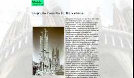 
							         SAGRADA FAMILIA IN BARCELONA								  
							    