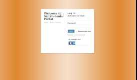 
							         Sai Students Portal								  
							    