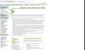 
							         SAIG Enrollment Form								  
							    
