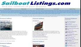 
							         Sailboat Listings - sailboats for sale								  
							    