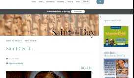 
							         Saint Cecilia - Franciscan Media								  
							    