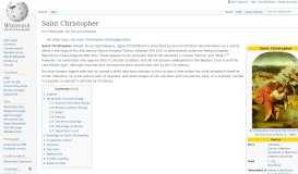 
							         Saint Christopher - Wikipedia								  
							    