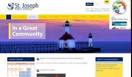 
							         Saint Joseph Public Schools: Our District								  
							    
