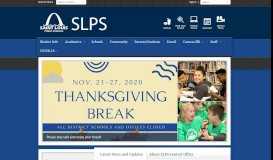 
							         Saint Louis Public Schools / Homepage								  
							    