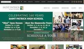 
							         Saint Patrick High School - Catholic, All-male Institution - Chicago, IL								  
							    