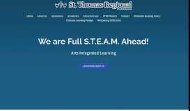 
							         Saint Thomas Regional School								  
							    