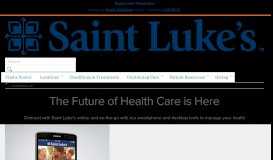 
							         SaintLukesKC App - Patient Portal - Saint Luke's Health System								  
							    