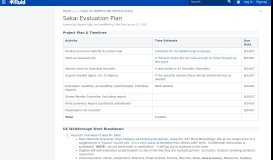 
							         Sakai Evaluation Plan - Fluid - Fluid Project Wiki								  
							    