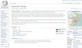 
							         Salamah College - Wikipedia								  
							    