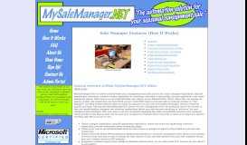 
							         Sale Manager Features (How It Works) - MySaleManager.NET ...								  
							    