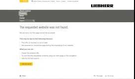 
							         Sales and service - Liebherr								  
							    