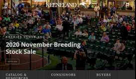 
							         Sales | Keeneland								  
							    