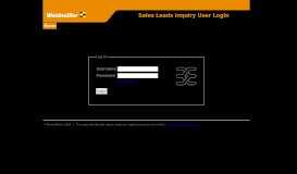 
							         Sales Leads Inquiry User Login - Weidmuller B2B Portal								  
							    