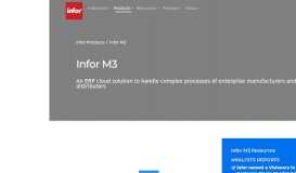 
							         Sales - Merit - Leading supplier of Infor M3								  
							    