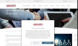 
							         Sales Partner Program - Ascom								  
							    