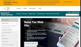 
							         Sales Tax Web File - Department of Taxation and Finance								  
							    