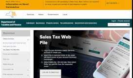 
							         Sales Tax Web File - Tax.ny.gov - New York State								  
							    