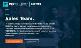 
							         Sales - WP Engine Careers - Apply Today!								  
							    