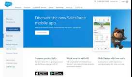 
							         Salesforce App: Mobile CRM Apps - Salesforce.com								  
							    