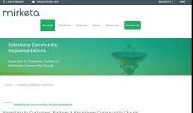 
							         Salesforce Community Implementation | Salesforce Community Portal ...								  
							    