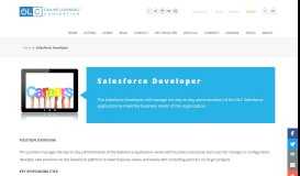 
							         Salesforce Developer - OLC - Online Learning Consortium								  
							    