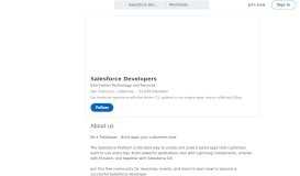 
							         Salesforce Developers | LinkedIn								  
							    