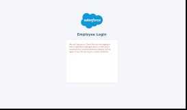 
							         Salesforce Employee Login								  
							    