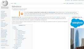 
							         Salesforce.com - Wikipedia								  
							    